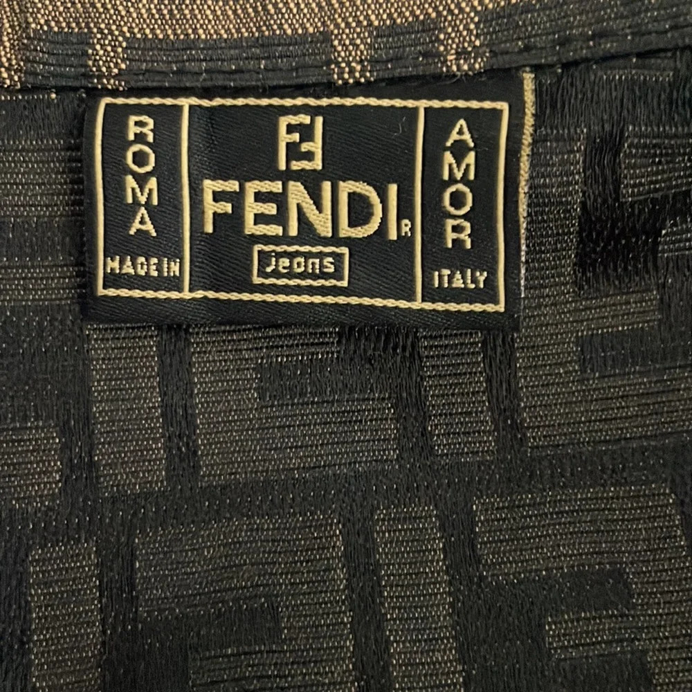 Fendi Jeans Cropped Jacket Vest size IT40 - Picture 13 of 17